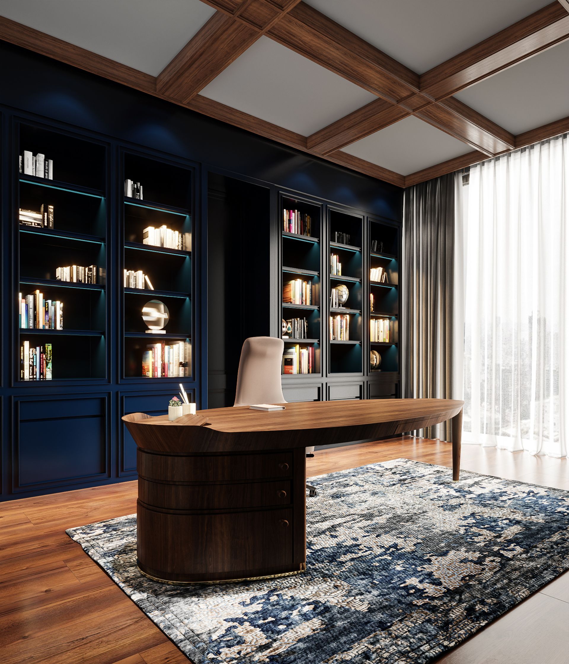 EMIRATES HILLS HOME OFFICE