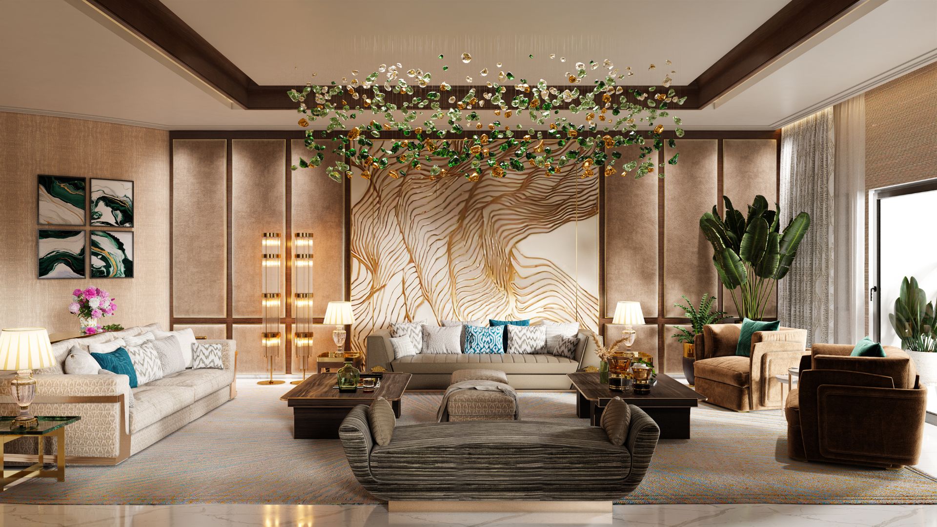 EMIRATES HILLS LIVING VIEW